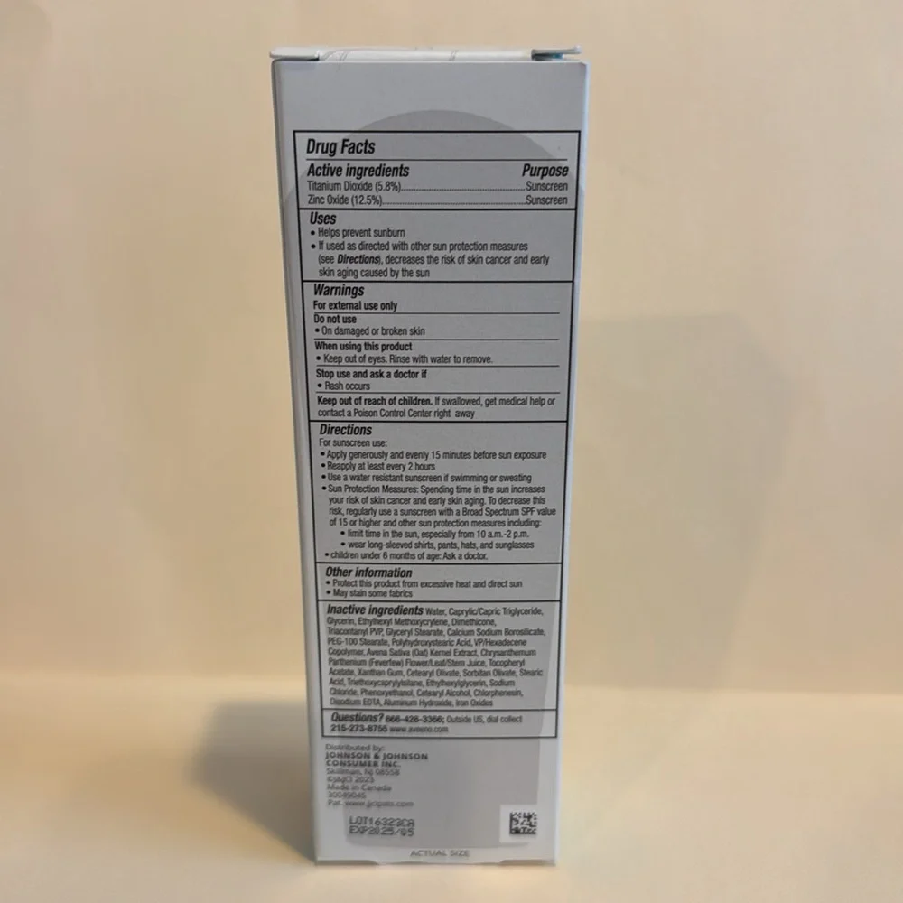 AVEENO Calm + Restore Daily Moisturizer Mineral Sunscreen SPF 30 1.7oz $21 NIB